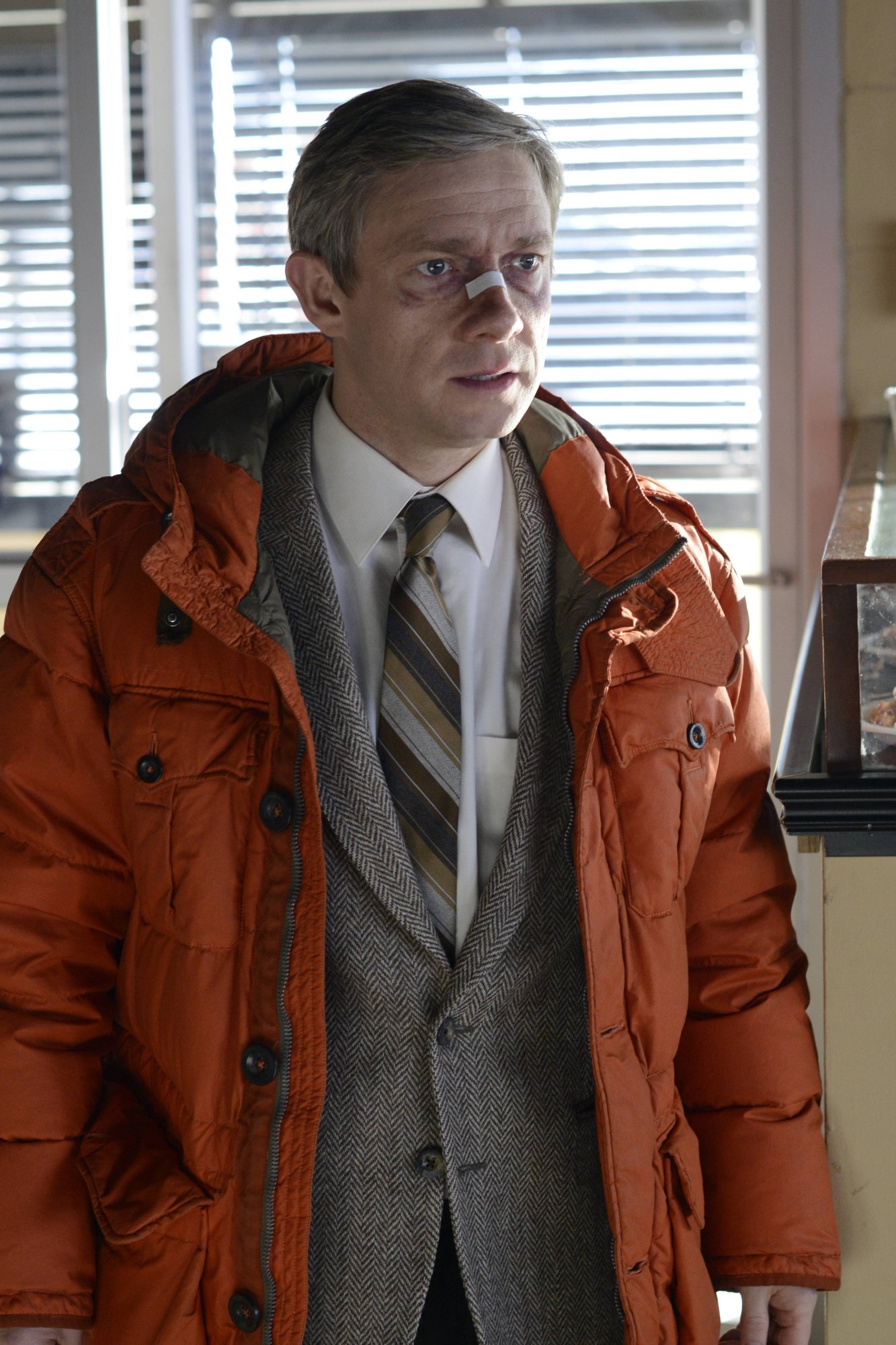 FARGO - Pictured: Martin Freeman as Lester Nygaard . CR: Chris Large/FX