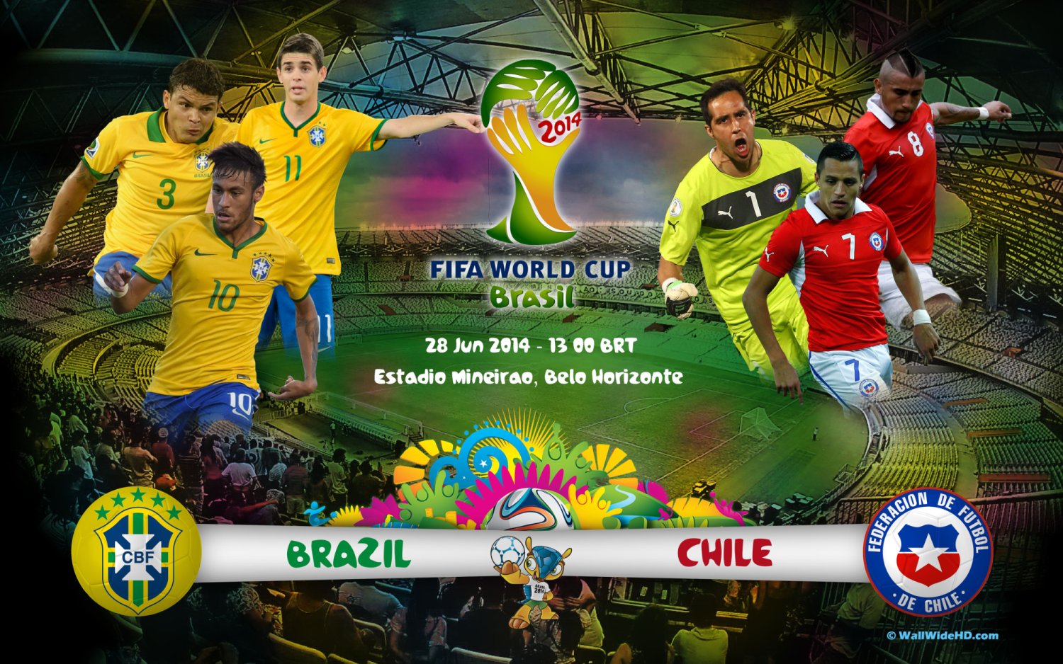 Brazil-vs-Chile-World-Cup-2014-Round-Of-16-Football